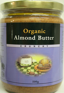 Almond Butter - Crunchy ORGANIC
